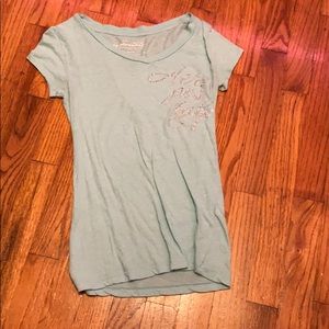blue and pink angel Aeropostale shirts